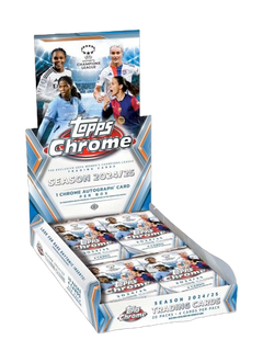 2024/25 Topps Chrome UEFA Women's Champions League Soccer Hobby Box-1