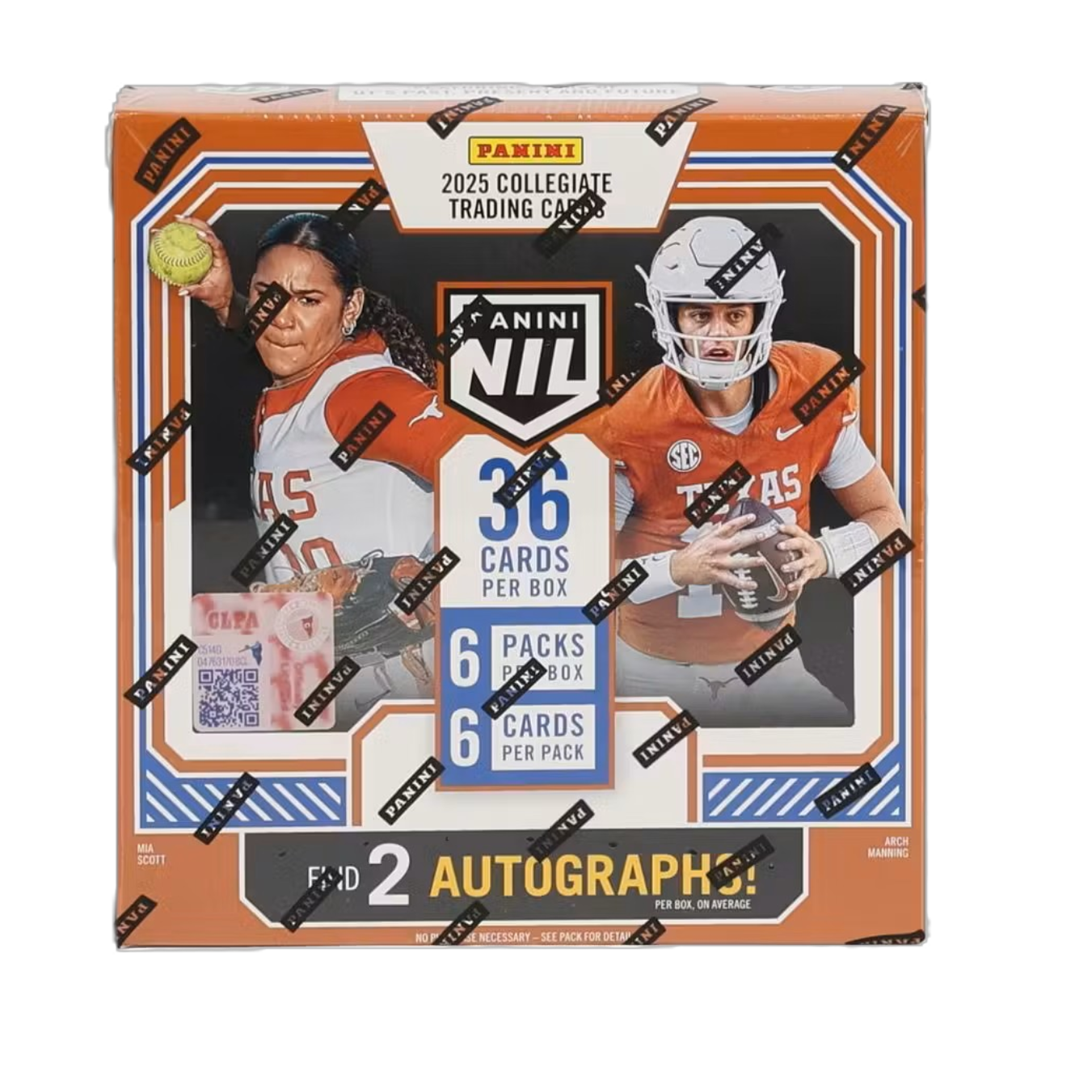2025 Panini NIL Texas Longhorns Hobby Box