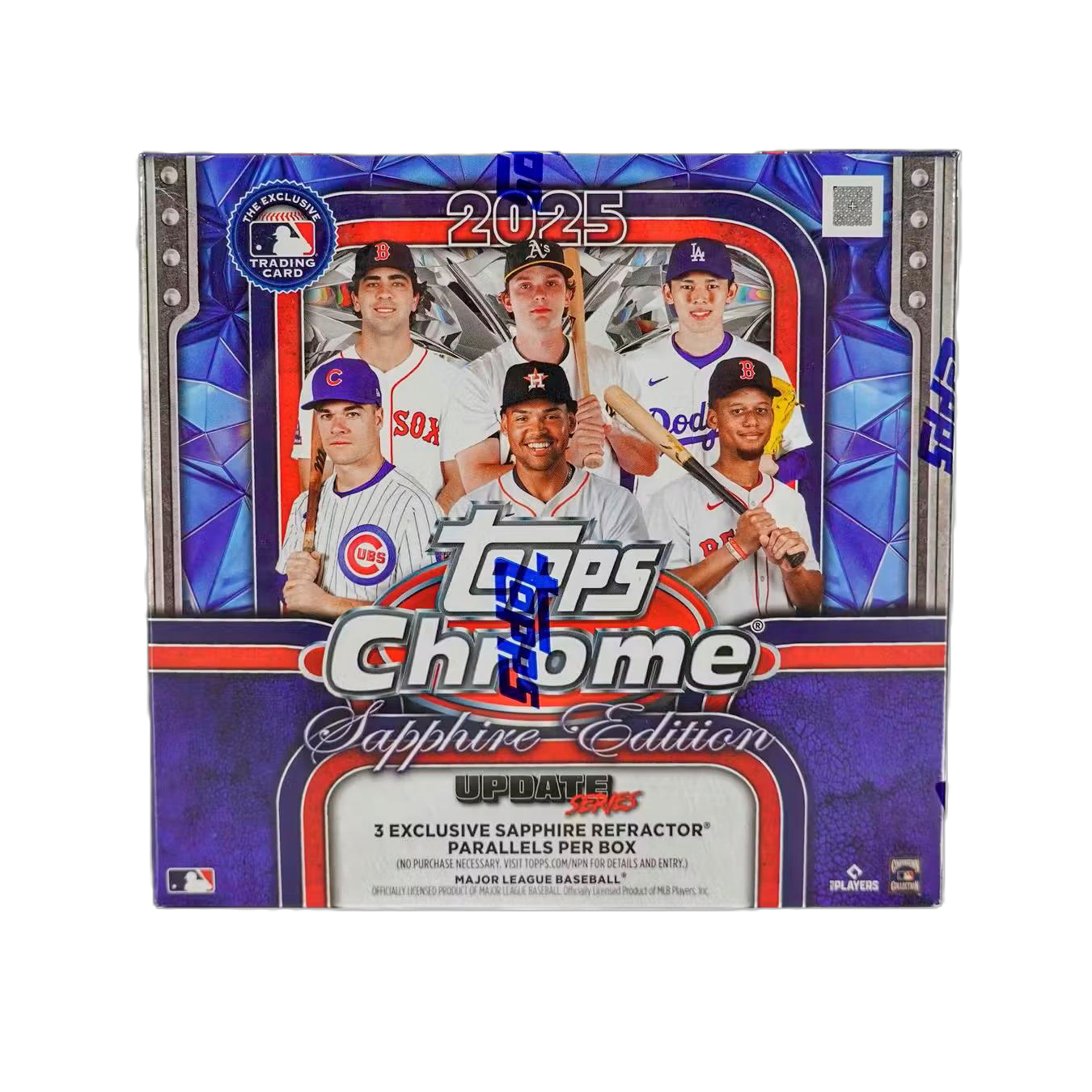 2025 Topps Chrome Update Series Baseball Sapphire Edition Box-1