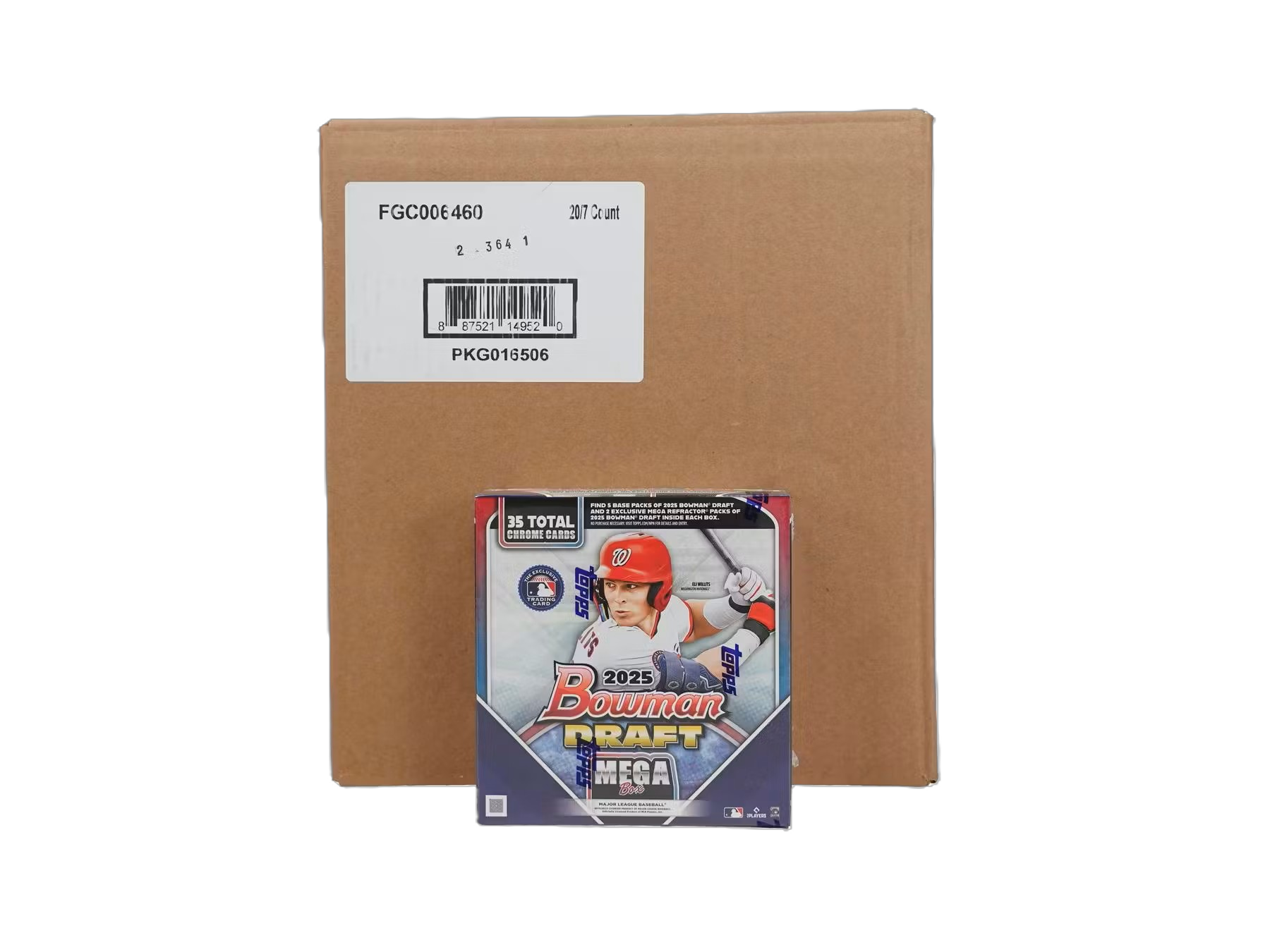 2025 Bowman Draft Baseball Mega 20-Box Case
