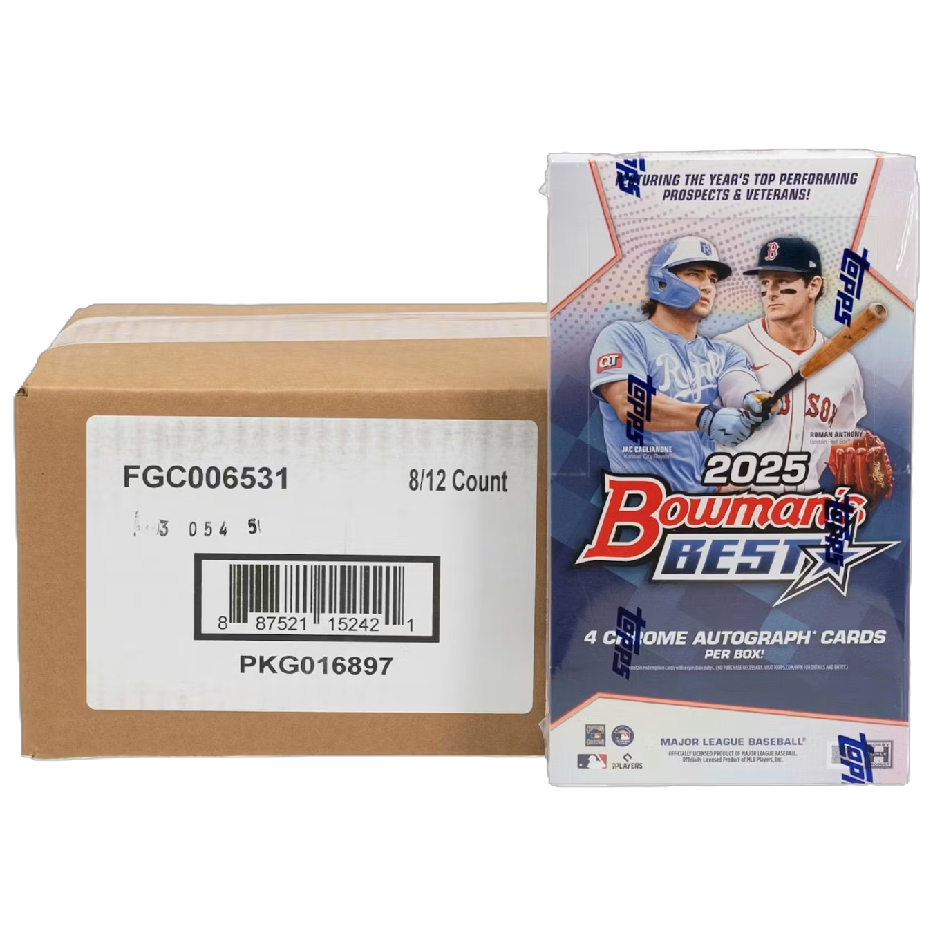 2025 Bowman's Best Baseball Hobby 8-Box Case