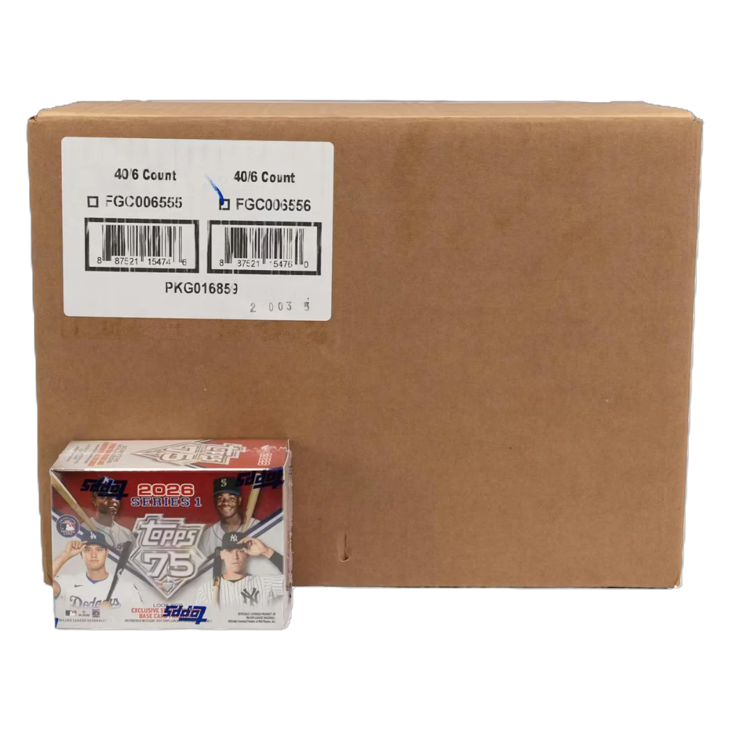2026 Topps Series 1 Baseball Blaster 40-Box Case