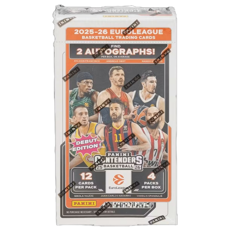 2025/26 Panini Contenders EuroLeague Basketball Hobby Box-1