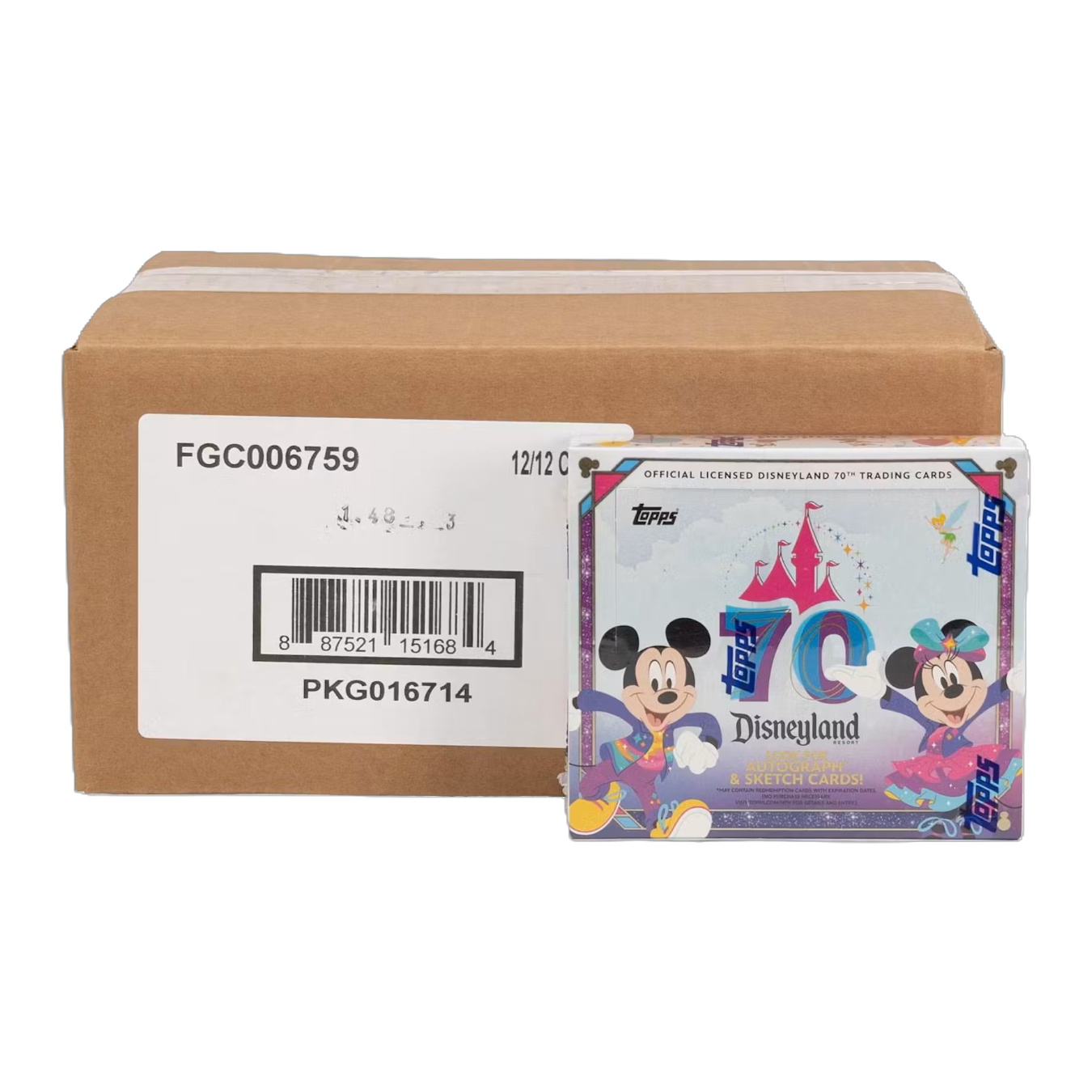 2025 Topps Disneyland 70th Anniversary Hobby 12-Box Case-1