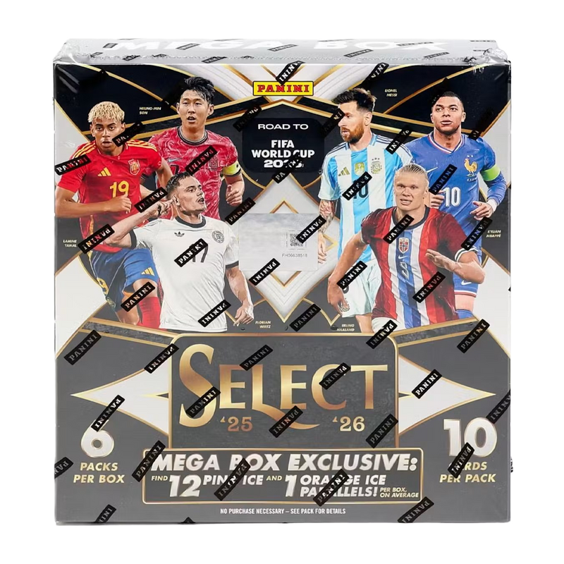 2025/26 Panini Select Road to FIFA World Cup Soccer Mega Box-1