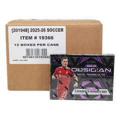 2025/26 Panini Obsidian Soccer Hobby 12-Box Case-1