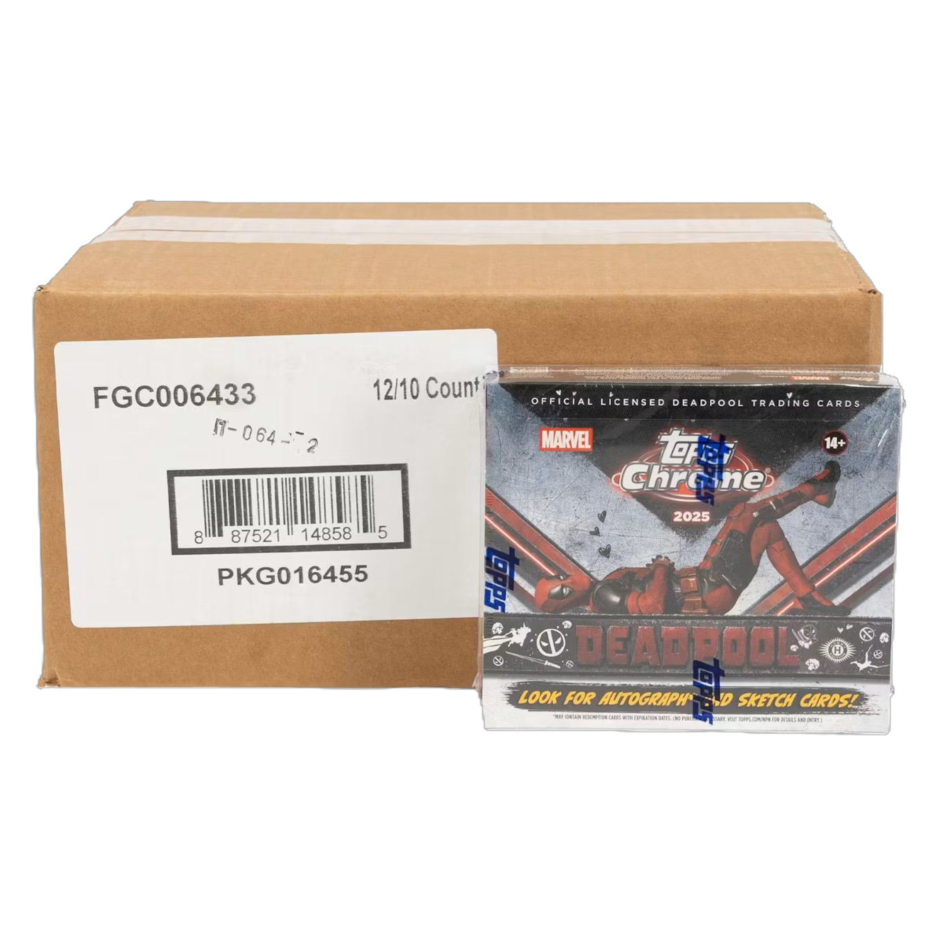 2025 Topps Deadpool Chrome Hobby 12-Box Case-1