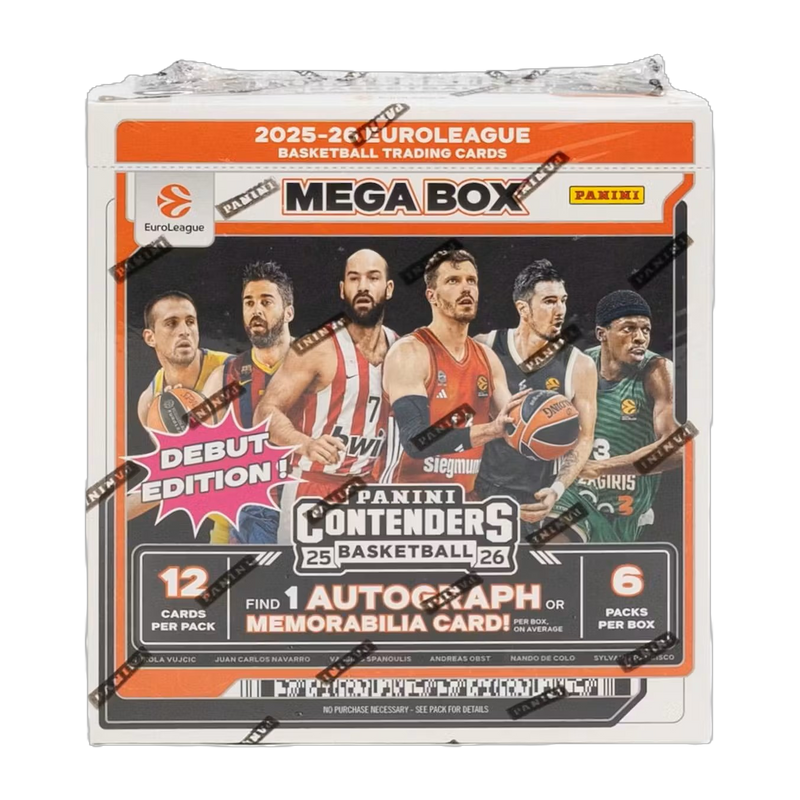 2025/26 Panini Contenders EuroLeague Basketball Hobby Mega Box-1