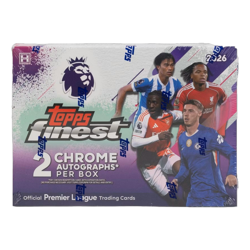2026 Topps Finest Premier League EPL Soccer Hobby Box-1