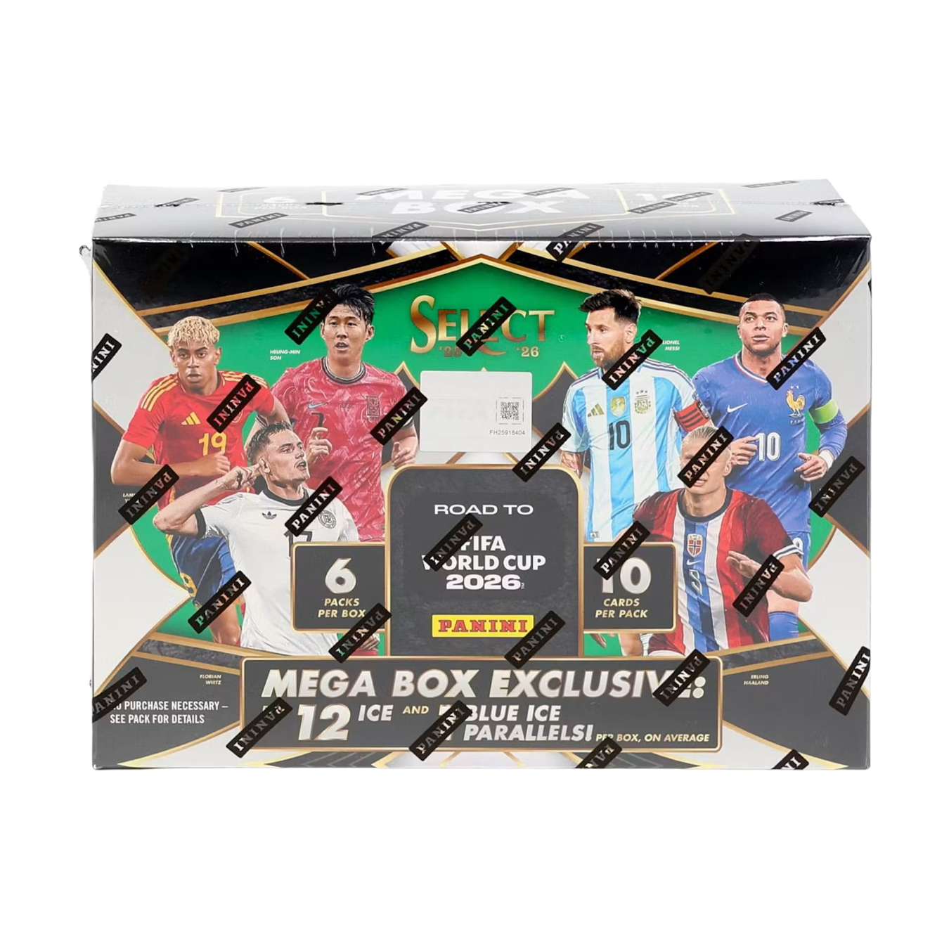 2025/26 Panini Select Road to FIFA World Cup Soccer Hobby Mega Box-1