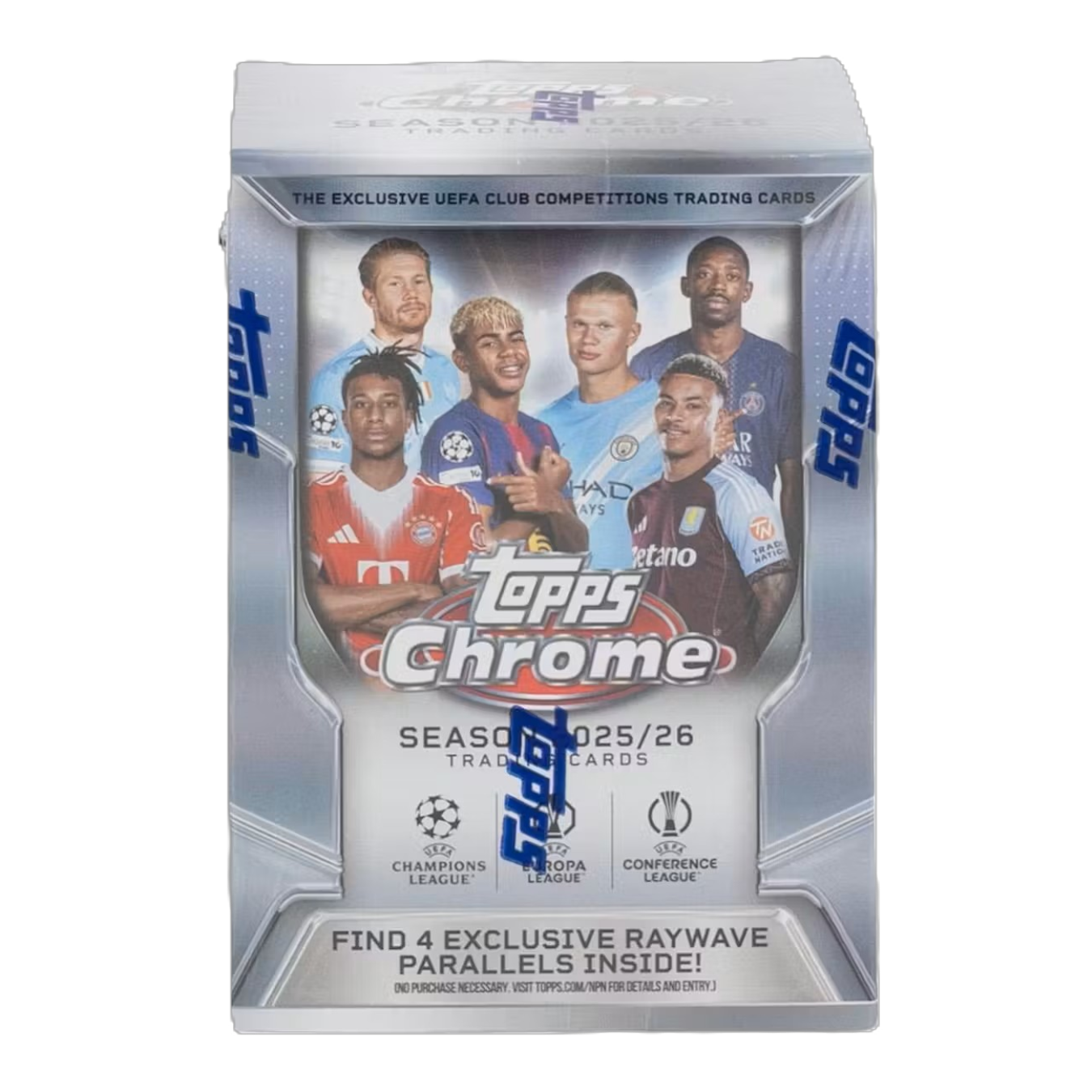 2025/26 Topps Chrome UEFA Club Competitions Soccer Blaster Box **PRESALE**