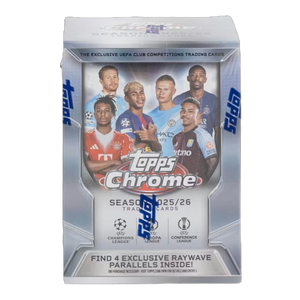 2025/26 Topps Chrome UEFA Club Competitions Soccer Blaster Box