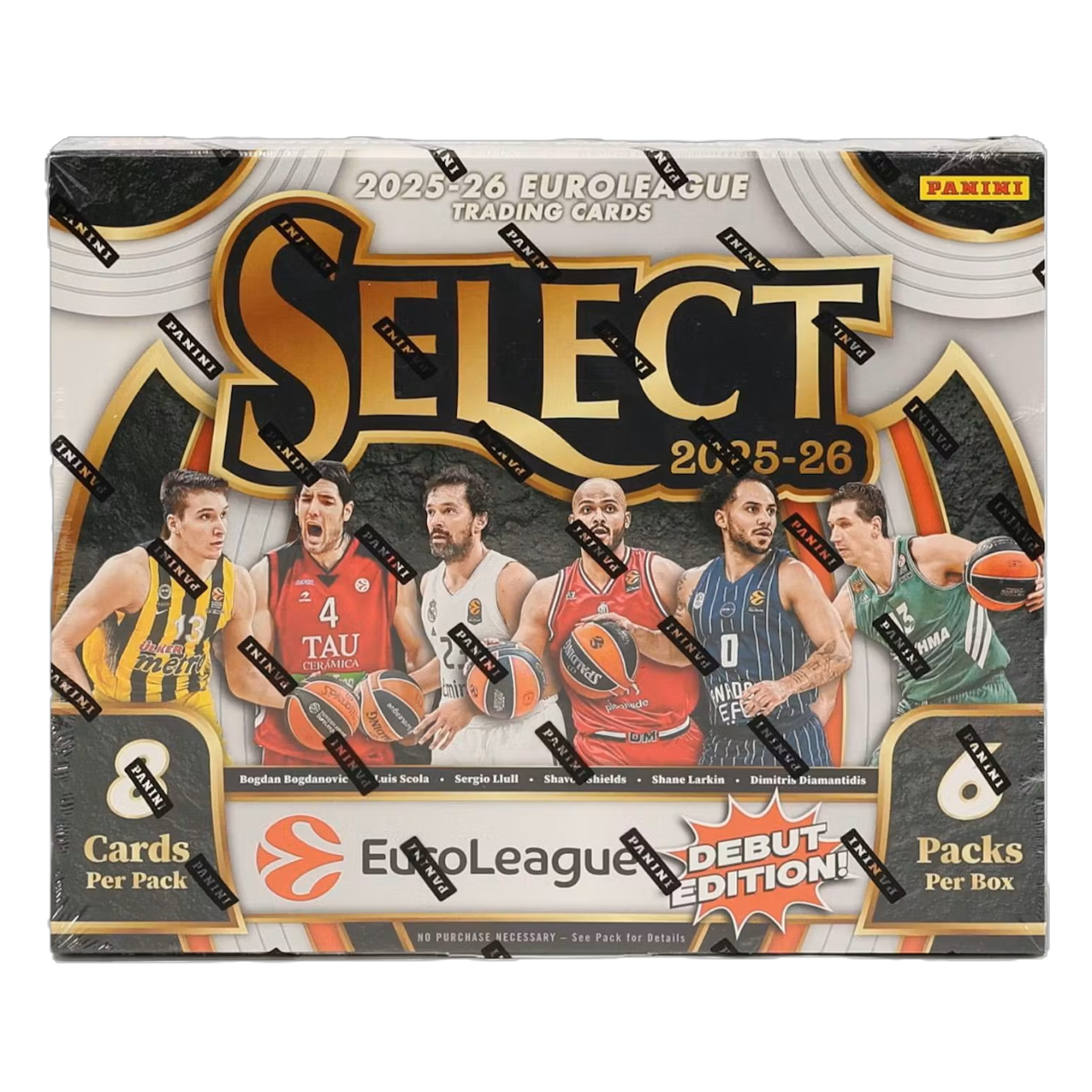 2025/26 Panini Select EuroLeague Basketball Hobby Box