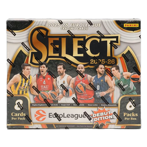 2025/26 Panini Select EuroLeague Basketball Hobby Box