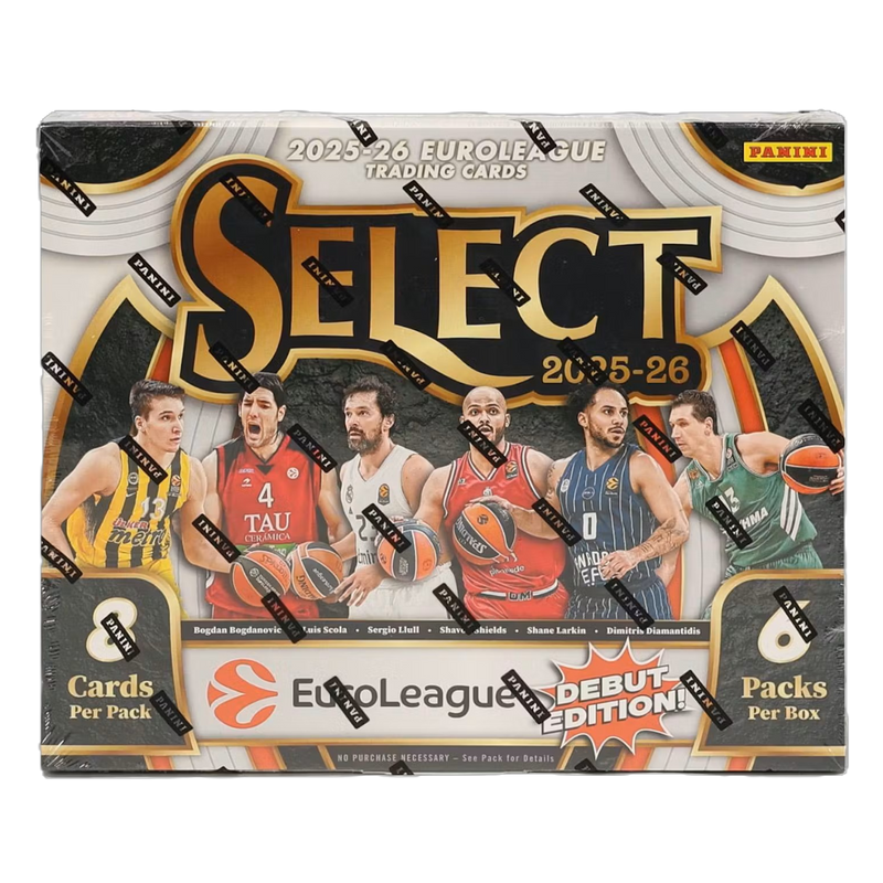 2025/26 Panini Select EuroLeague Basketball Hobby Box-1
