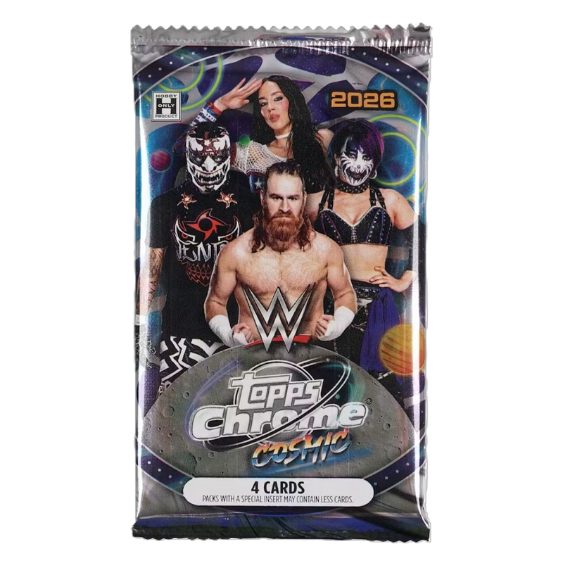 2026 Topps Cosmic Chrome WWE Wrestling Hobby Pack-1