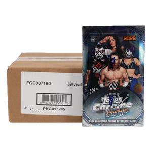 2026 Topps Cosmic Chrome WWE Wrestling Hobby 8-Box Case