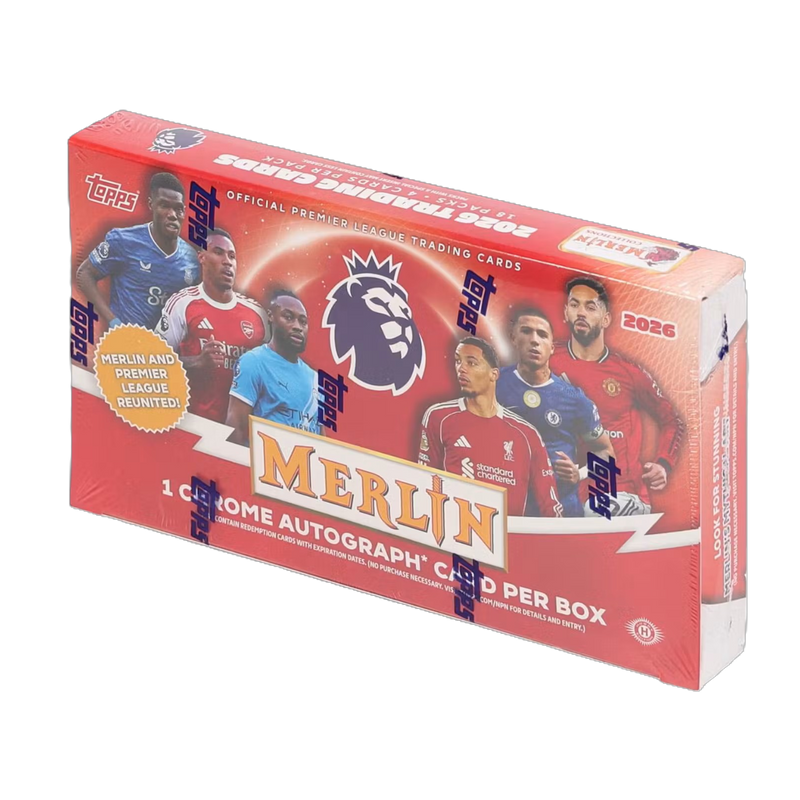 2025/26 Topps Merlin Premier League EPL Soccer Hobby Box-1