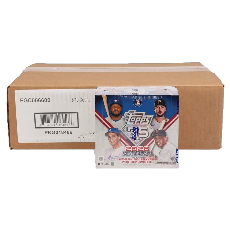 2026 Topps Series 2 Baseball Jumbo 6-Box Case-1