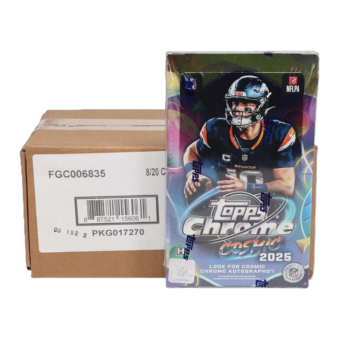 2025 Topps Cosmic Chrome Football Hobby 8-Box Case