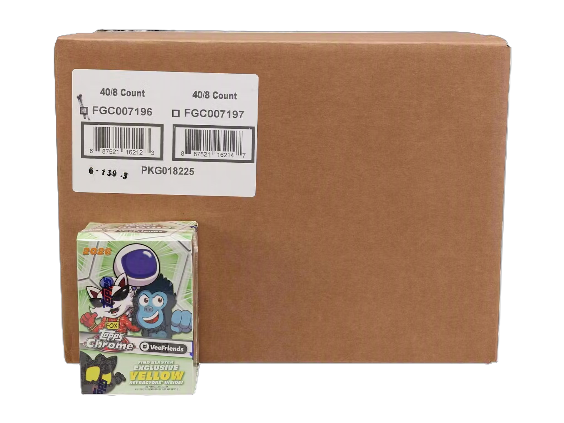 2026 Topps VeeFriends Chrome Blaster 40-Box Case-1