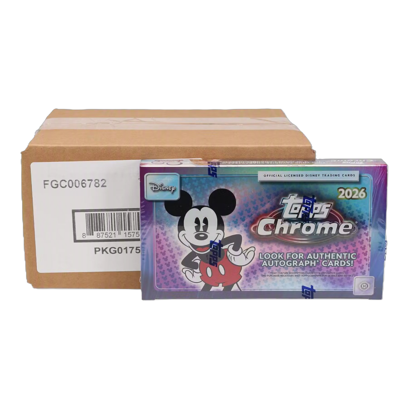 2026 Topps Disney Chrome Hobby 8-Box Case