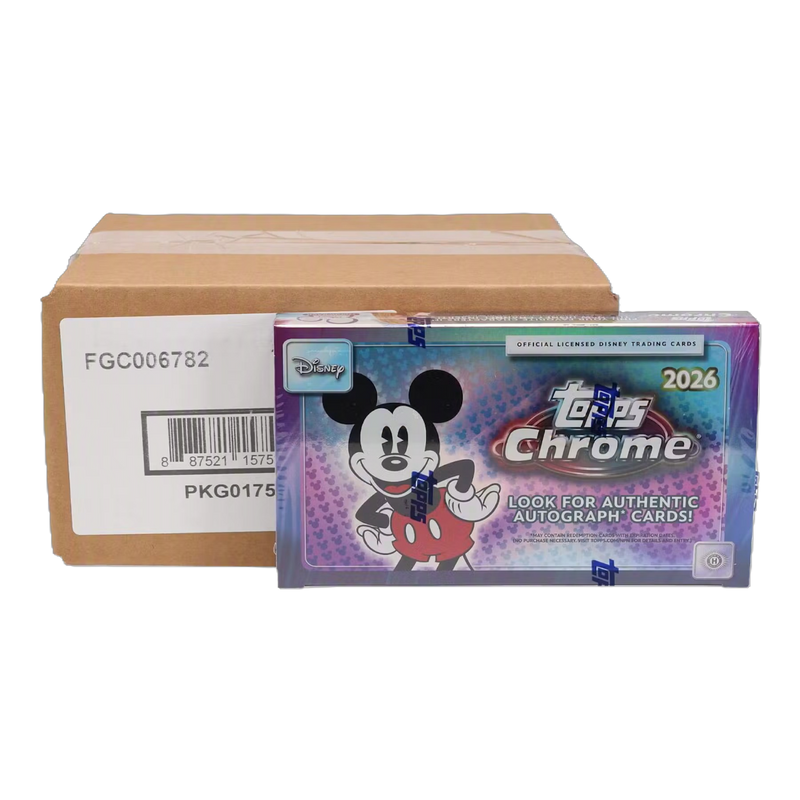2026 Topps Disney Chrome Hobby 8-Box Case-1