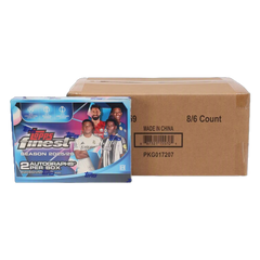 2025/26 Topps UEFA Club Competitions Finest Soccer Hobby 8-Box Case-1