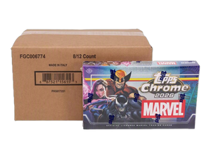 2026 Topps Chrome Marvel Comics Hobby 8-Box Case