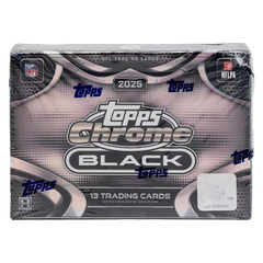 2025 Topps Chrome Black Football Hobby Box-1