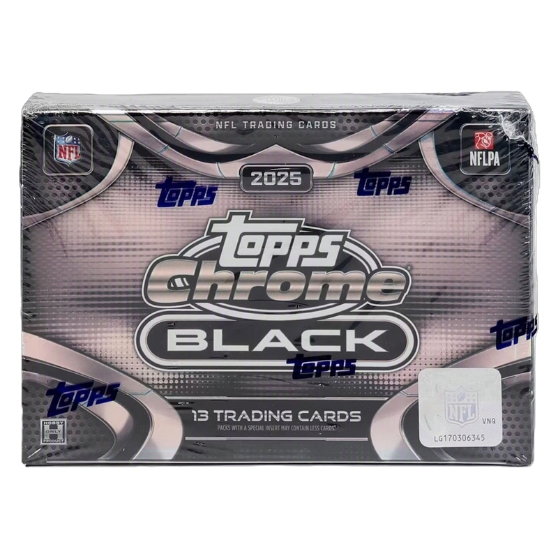 2025 Topps Chrome Black Football Hobby Box-1