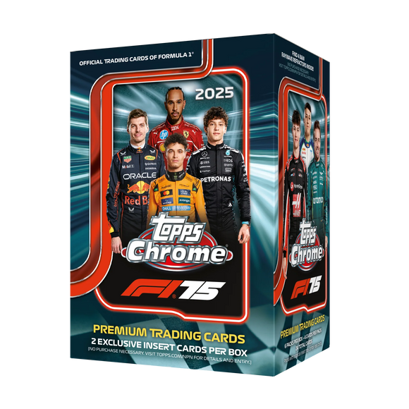 Product 2025 Topps Chrome Formula 1 Blaster Box **PRESALE** Link