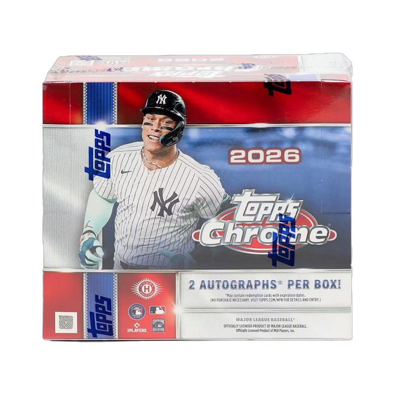2026 Topps Chrome Baseball Hobby Jumbo Box-1
