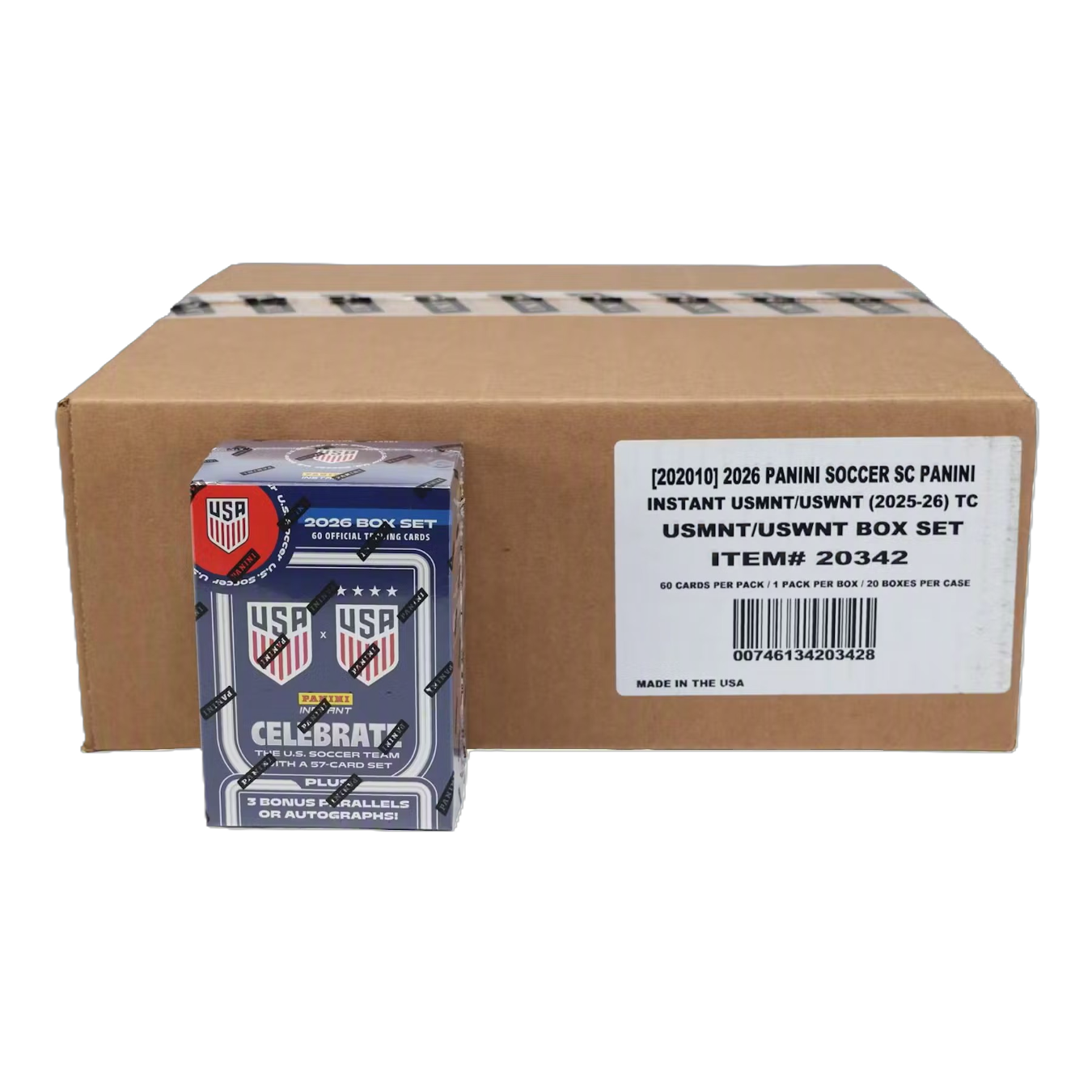 2025/26 Panini USMNT & USWMNT Soccer 20-Box Case-1