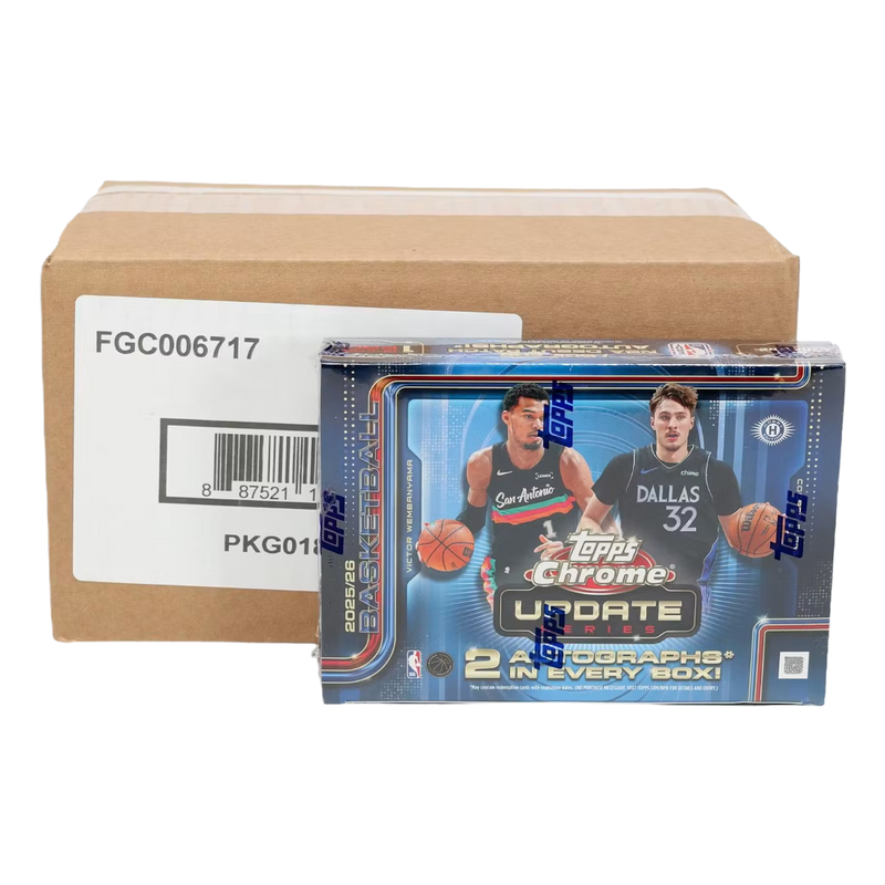 2025/26 Topps Chrome Update Series Basketball Delight 6-Box Case-1