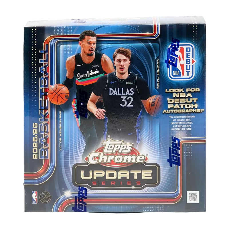 2025/26 Topps Chrome Update Series Basketball Mega Box-1