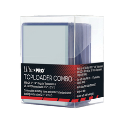 Ultra Pro 3" x 4" Clear Toploader Combo (25-Count)-1