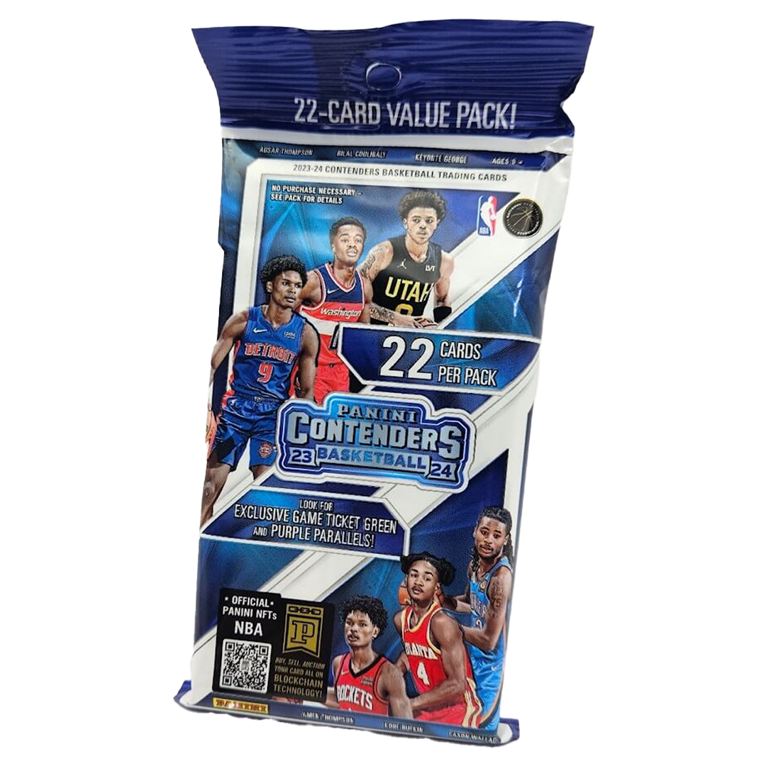 2023-24 Panini Contenders Basketball 22 Card Jumbo Value Pack