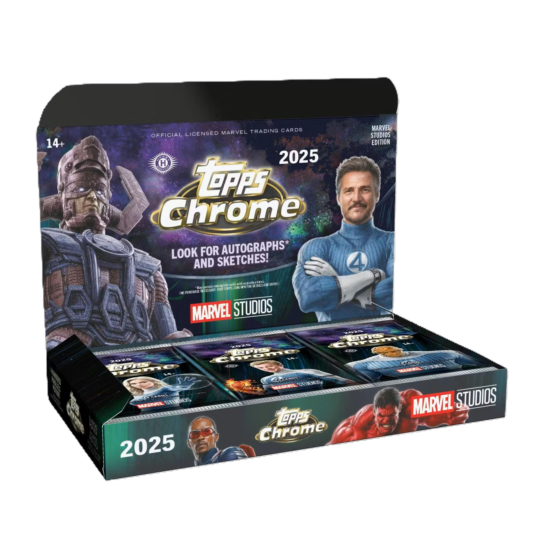 2025 Topps Marvel Studios Chrome Hobby Box-1