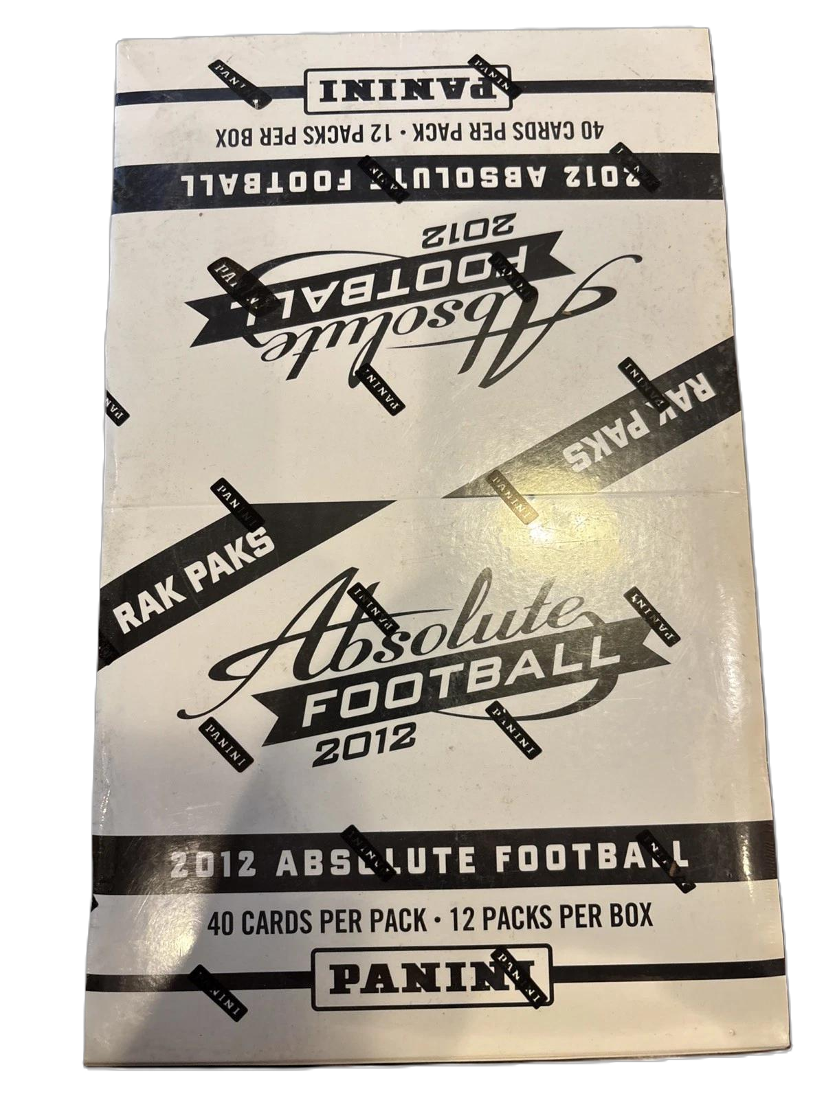 2012 Absolute Football Rack Pak Jumbo Sealed 12-Pack Box-1