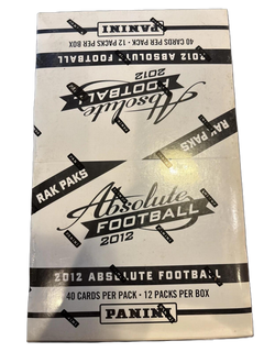 2012 Absolute Football Rack Pak Jumbo Sealed 12-Pack Box-1