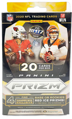 2020 Panini Prizm Football Hanger Box (Red Ice Prizms)-1