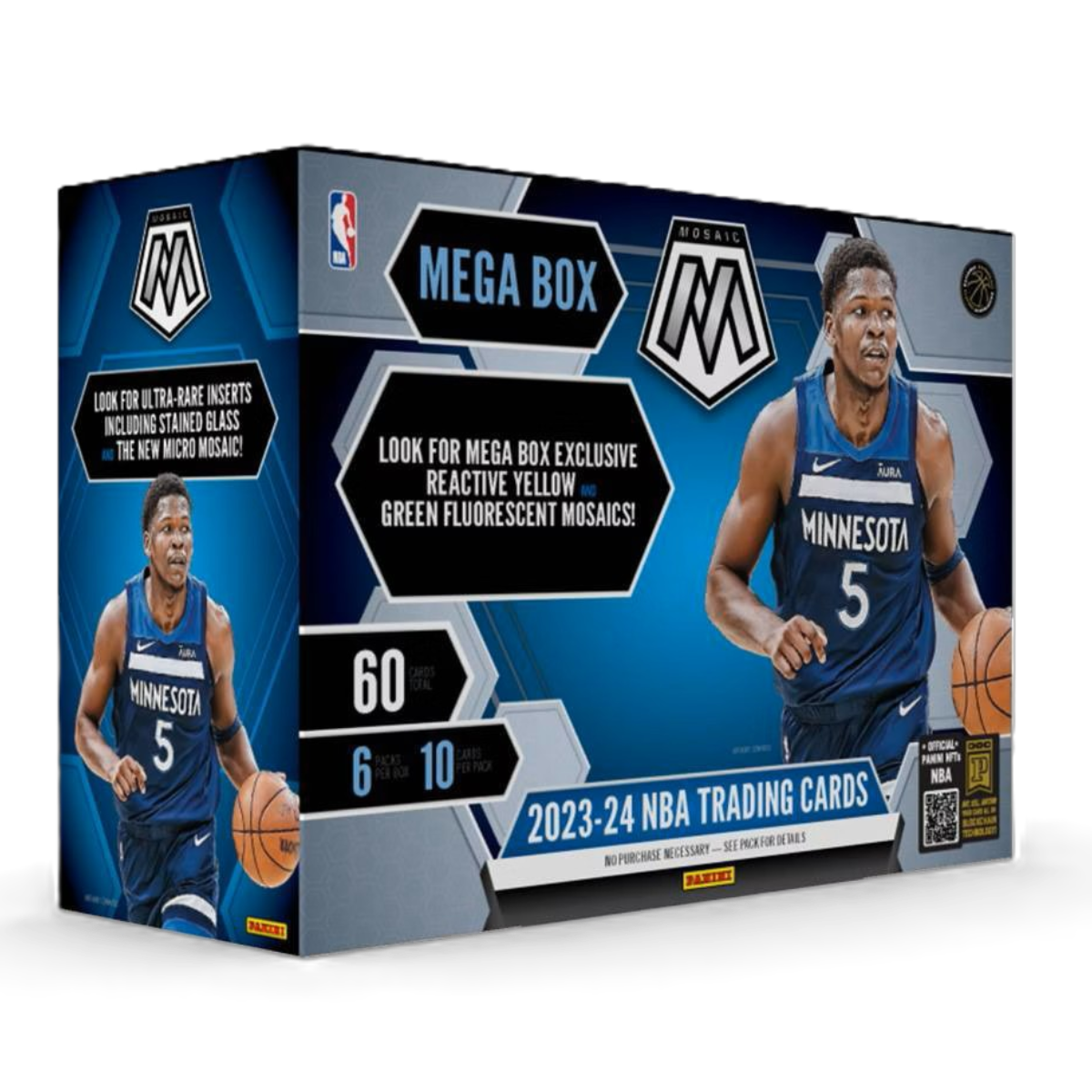 2023-24 Panini Mosaic Basketball Mega Box (Yellow & Green Mosaics)