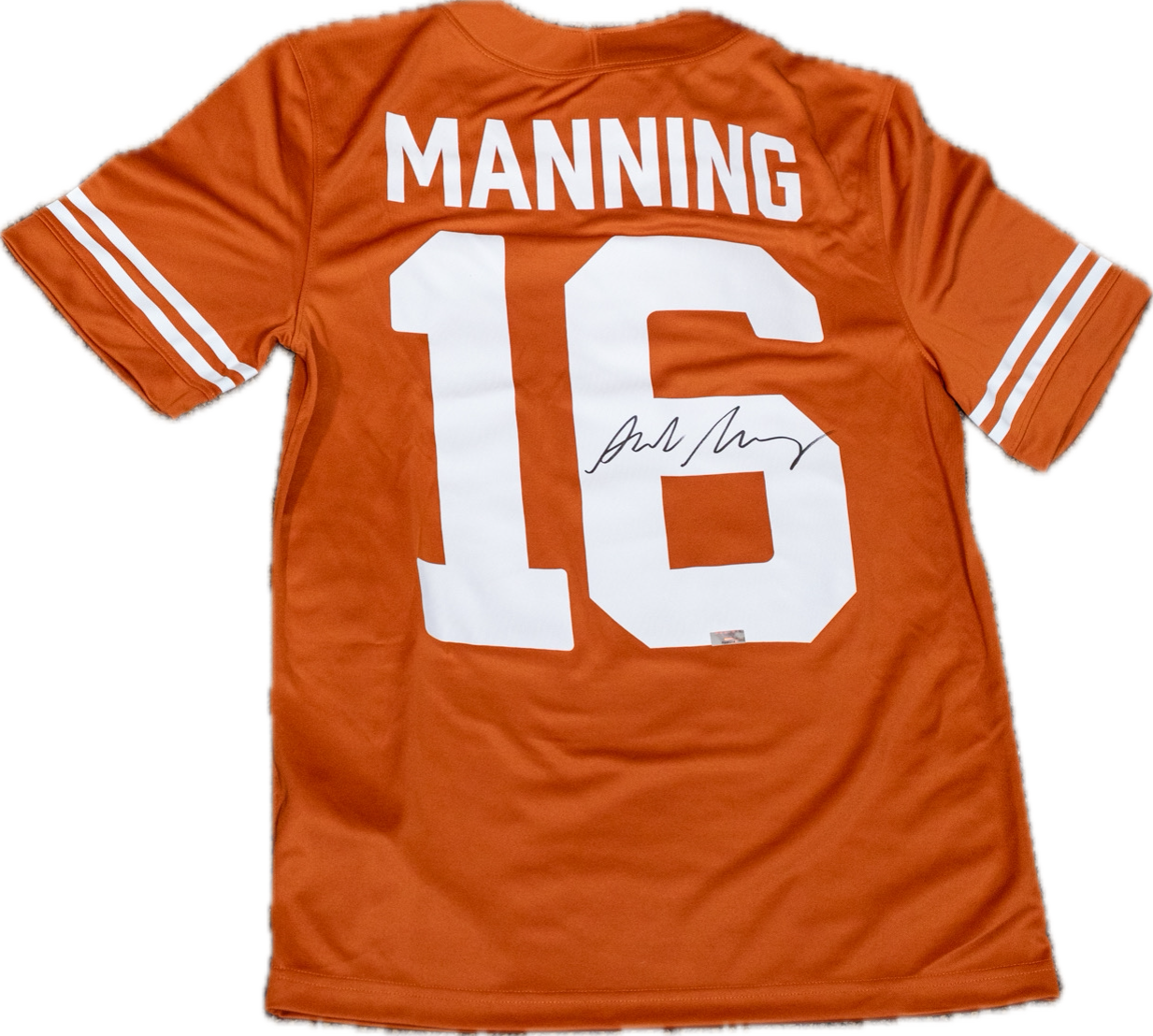 Arch Manning Autographed University of Texas Orange Nike Replica Jersey