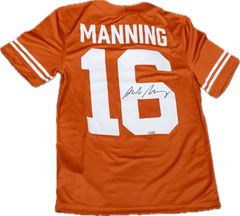 Arch Manning Autographed University of Texas Orange Nike Replica Jersey-1
