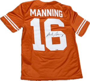 Arch Manning Autographed University of Texas Orange Nike Replica Jersey