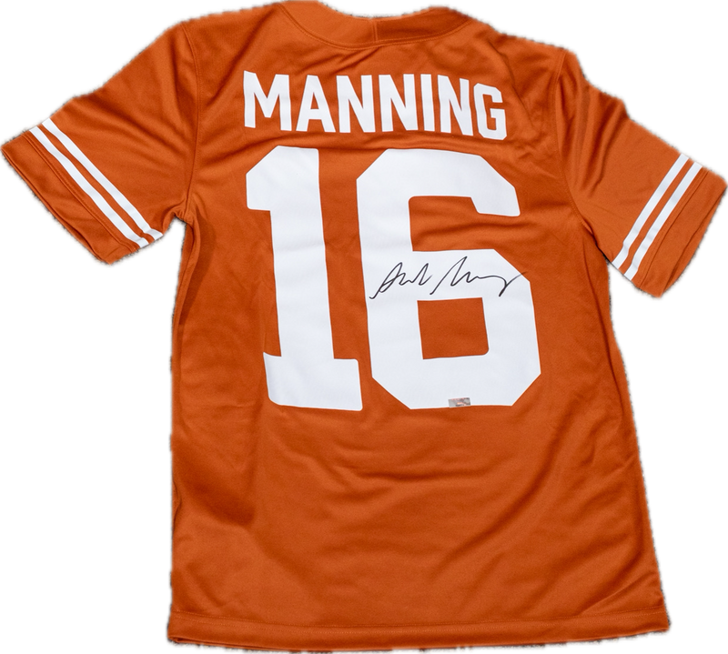 Arch Manning Autographed University of Texas Orange Nike Replica Jersey-1