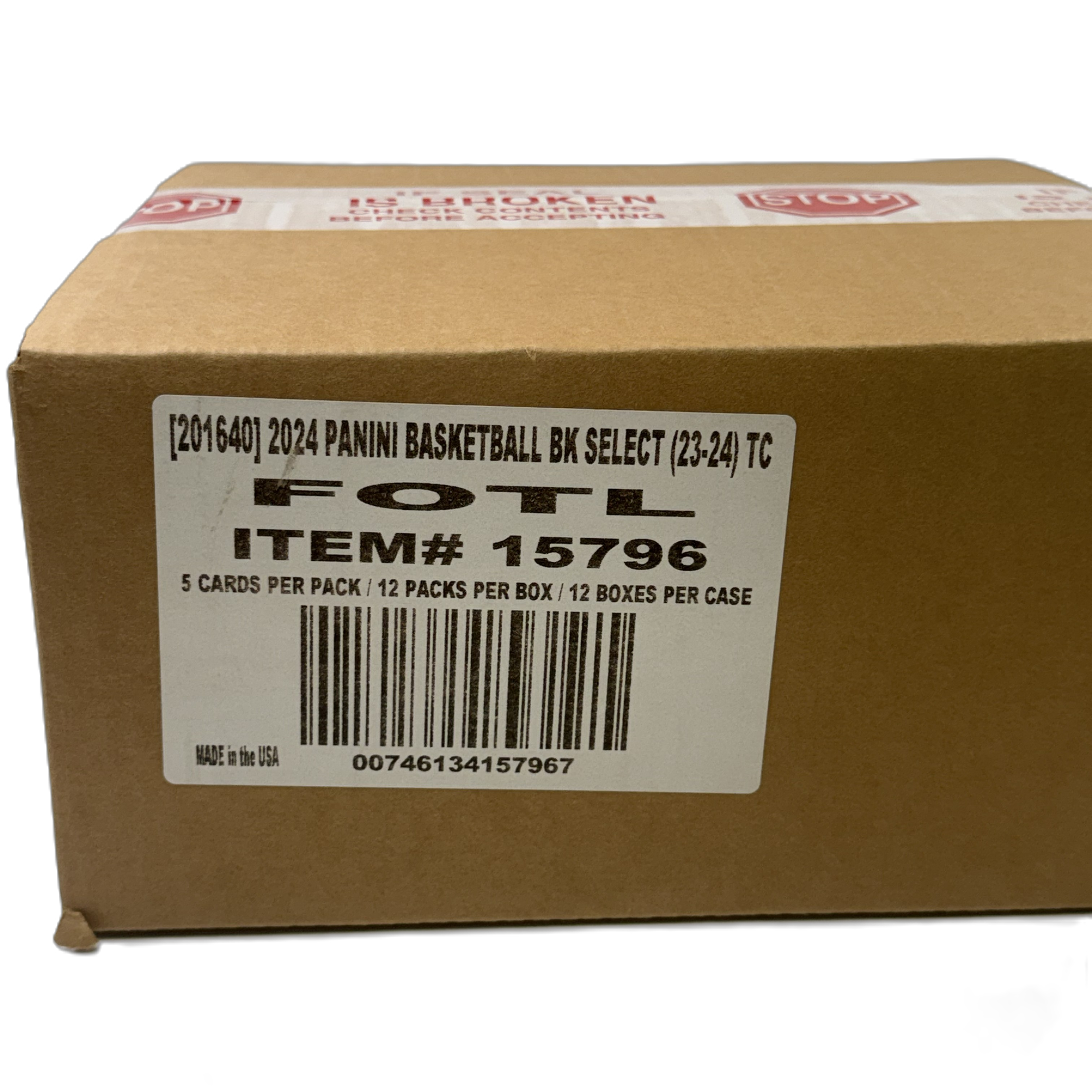 2023/24 Panini Select Basketball 1st Off The Line FOTL Hobby 12-Box Case-2