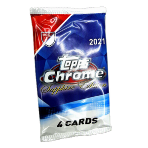 2021 Topps Chrome MLS Soccer Sapphire Edition Hobby Pack