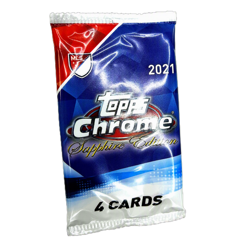 2021 Topps Chrome MLS Soccer Sapphire Edition Hobby Pack-1